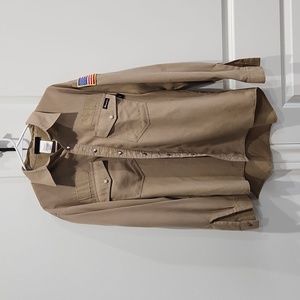 FR Men's workrite Khaki shirt